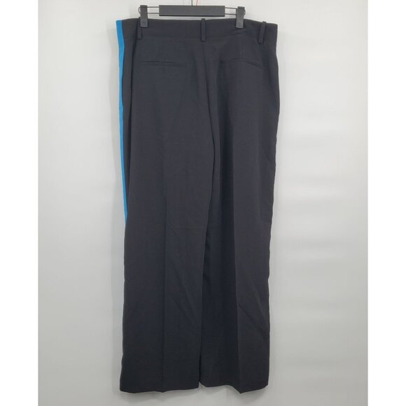 Reiss Isla Side Stripe Wide Leg Pants Women Size US 12 NWT High Waisted - Picture 7 of 16